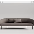 Modern tacchini Multiplayer Sofa 3d model
