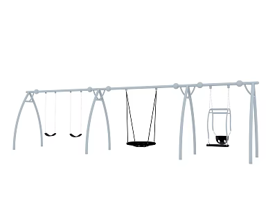 Swing Outdoor Swing Venue Swing Children's Swing Multi-Swing Single Swing Rack 3d model