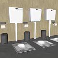 squatting pan 3d model