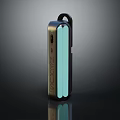 Portable Electronic Device With Loop Handle And Lighted Blue Panel Design