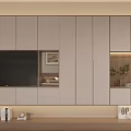Warm Natural Wood Living And Dining Room Interior Design With Comfortable Sofas And Elegant Artworks