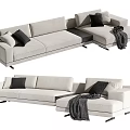 Modern Poliform Multiplayer Sofa 3d model