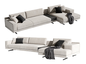 Modern Poliform Multiplayer Sofa 3d model