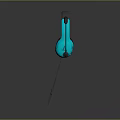 Wired Headphones With Red And Blue Ear Cups Black Headband And Built In Microphone