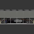 Gray Industrial Equipment Unit With Twelve Circular Fans On Metal Support Frame