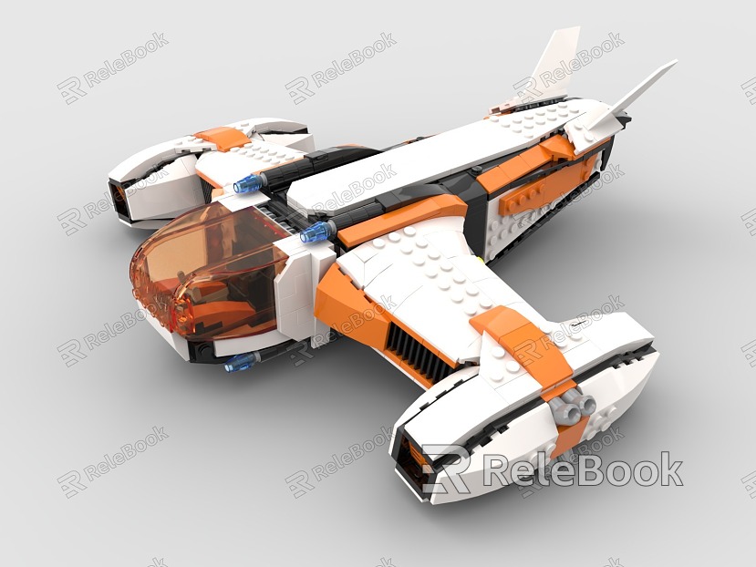 LEGO Toys Spaceship Space Ship Space Warship Fighter Aircraft Airliner model