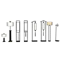 New Chinese lamp combination 3d model