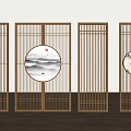 Screen Partition Screen Partition Entrance Screen 3d model