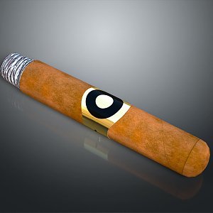 Cigarette Cigarette Filter Cigarette PBR 3d model