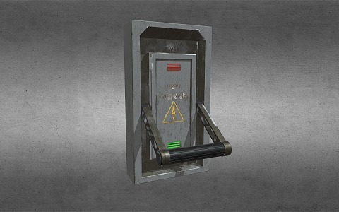 Industrial LOFT switch high voltage switch 3d model