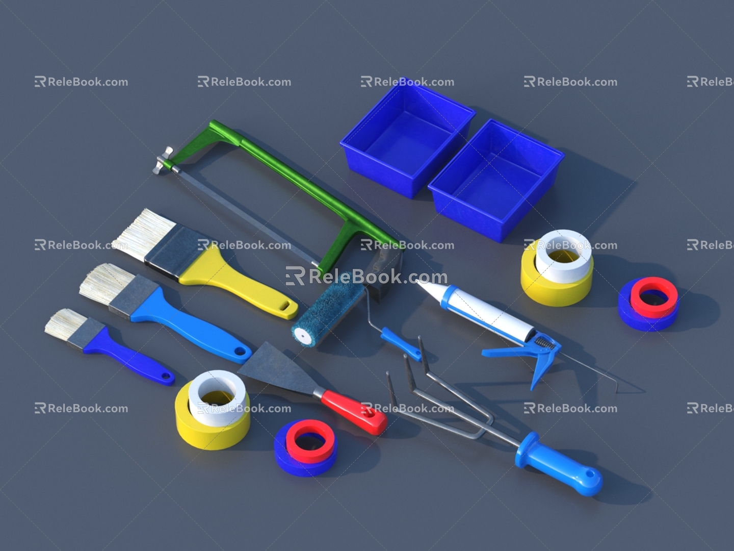 Hardware Tools Hardware Parts 3D Model 3d model