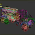 Weapon Mounted Green Military Truck With Multi Wheel Design And Transport Equipment