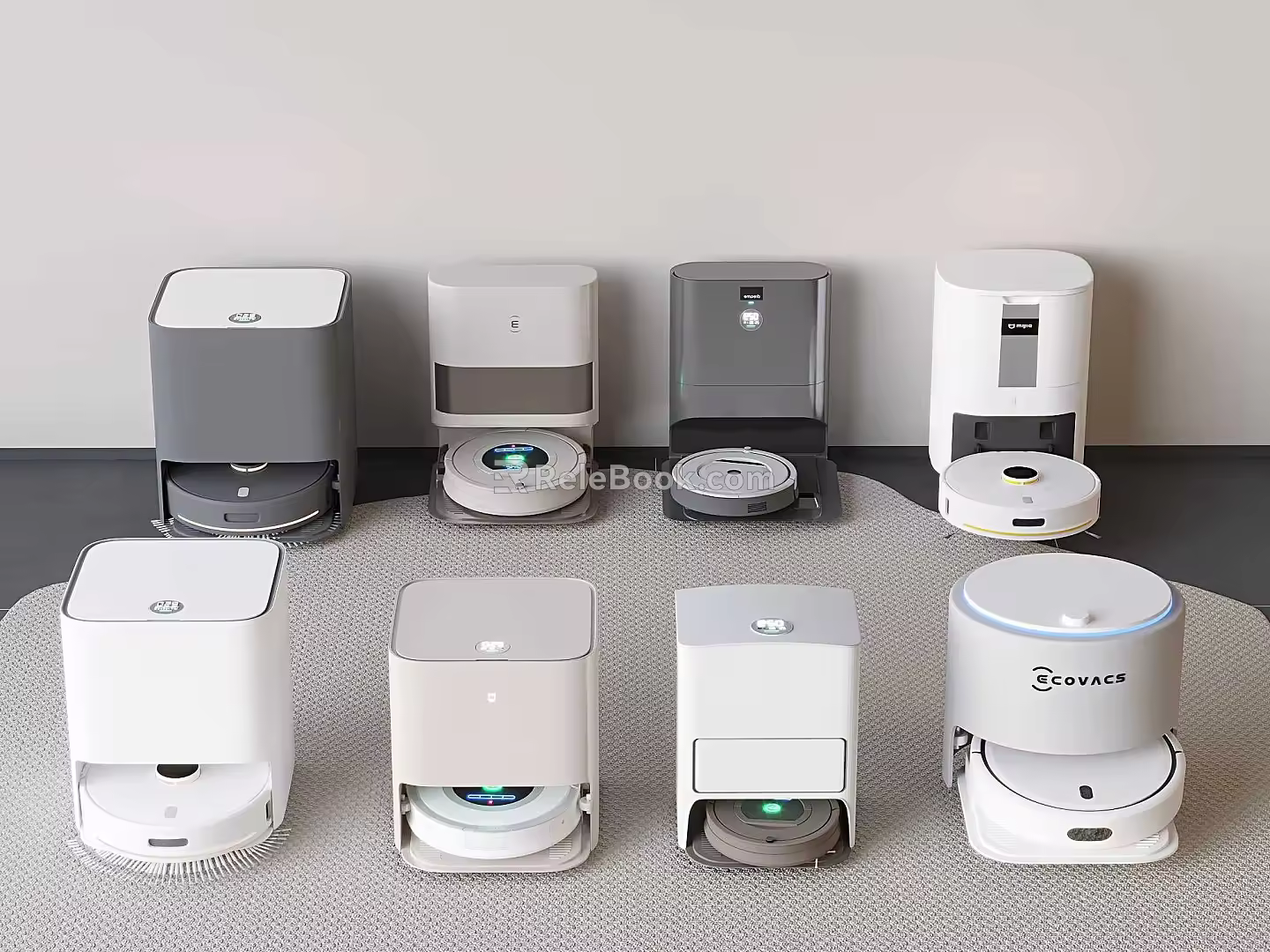 Intelligent sweeping robot sweeping and mopping all-in-one machine 3d model