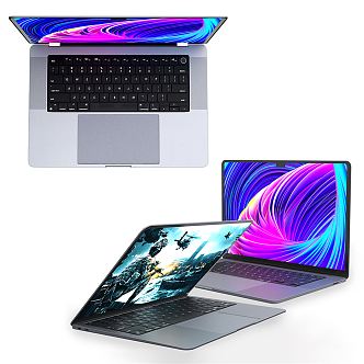 Modern Laptop 3d model