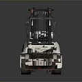 Industrial Heavy Duty Forklift with Metal Forks Operator Cab and Large Wheels