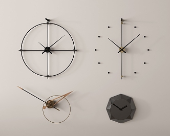 clock wall clock 3d model