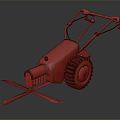 Modern lawn mower lawn mower family lawn mower 3d model