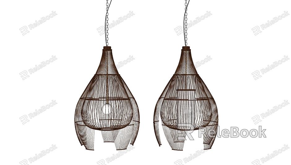 Southeast Asia Chandelier Bamboo Chandelier model