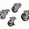 Different Types of Heavy Duty Swivel Caster Wheels with Brake and Dual Wheels