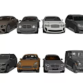Luxury Cars Display Featuring Different Colors Sedans SUVs And Stylish Designs