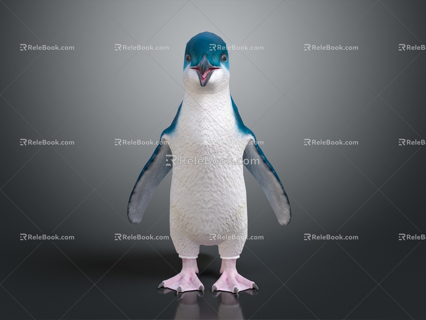 Modern Penguin Cartoon Penguin Animation Penguin 3d model