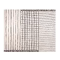 Square Rug With Geometric Striped Pattern In Neutral Tones For Modern Decor 3d model