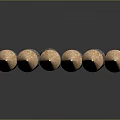 Wooden Pencils With Yellow Tips Natural Texture And Cylindrical Shape Arranged In Row