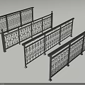 Decorative Black Metal Fence With Intricate Ornate Patterns And Modern Stylish Design