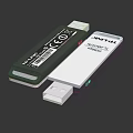 TP LINK Black And White USB Flash Drives For Portable Digital Storage Devices 3d model