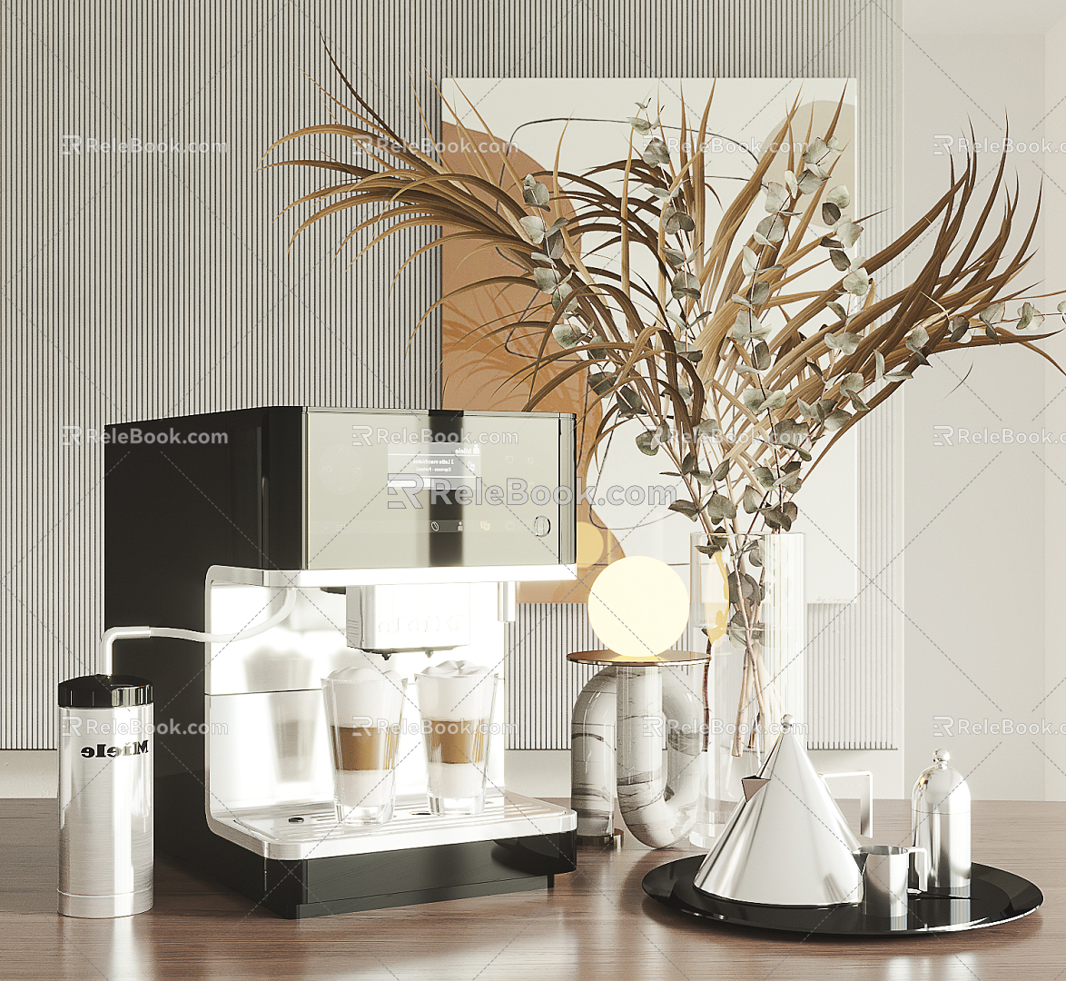 Modern coffee machine model