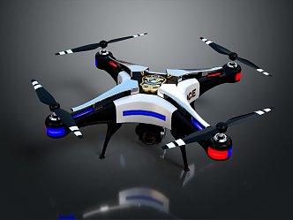 Modern UAV Unmanned Aerial Vehicle Unmanned Aerial Vehicle Aerial Photography UAV 3d model