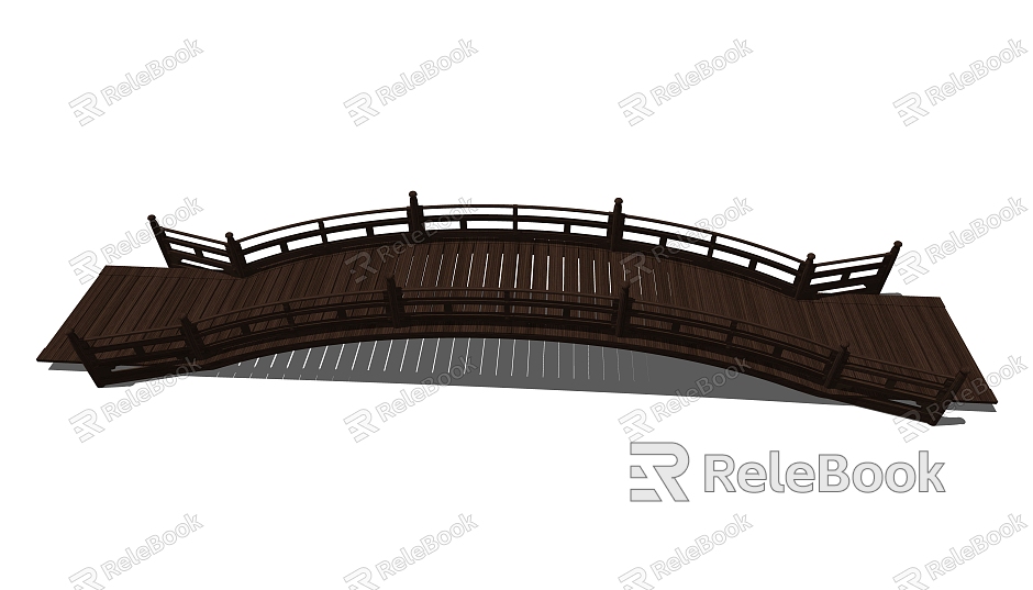 New Chinese style wooden arch bridge model