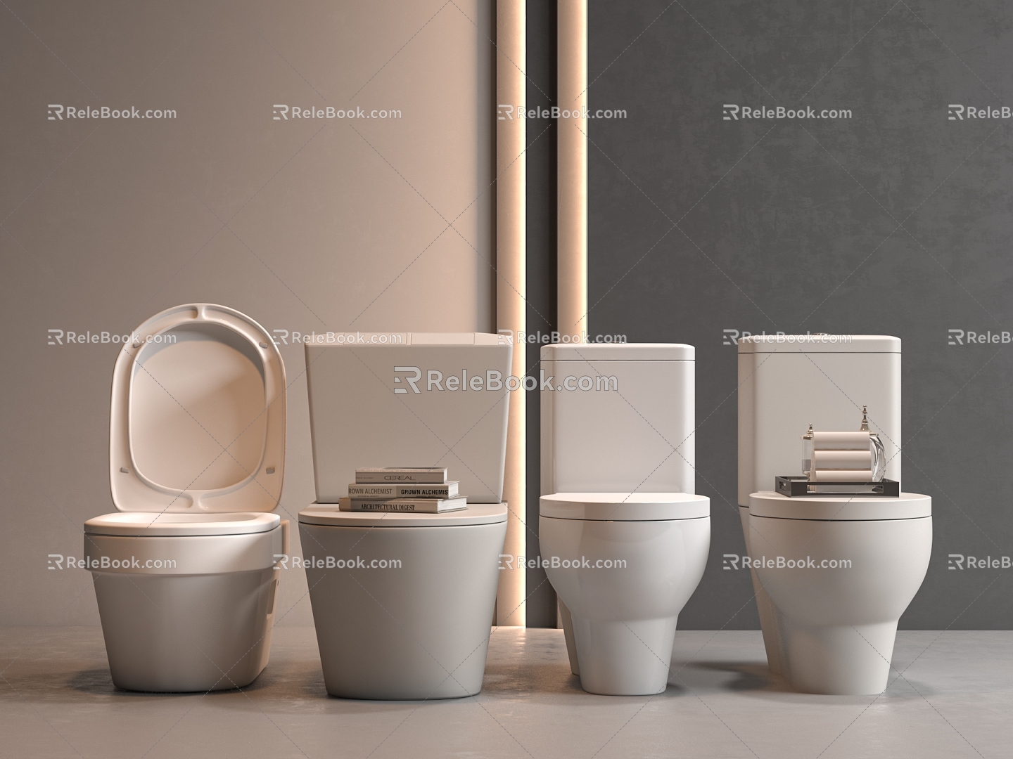 Modern Toilet Smart Toilet 3d model