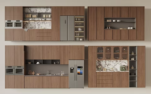 Middle Style Sideboard 3d model