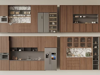 Middle Style Sideboard 3d model