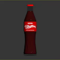Kvass Khoroshy Beverage In Red Glass Bottle With Maroon Liquid And Red Cap