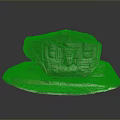 Ancient Stone Sculpture With Intricate Carved Geometric Motifs And Circular Base
