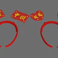Red Lanterns With Yellow Top And Tassels Alongside Chinese Flags For Festival Decorations