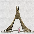 Modern Gate 3d model