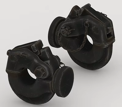 Trailer hook 3d model Trailer hook 3d model