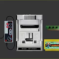 Modern game console home game console Nintendo game console vintage game console 3d model