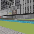 Modern style complex 3d model