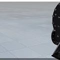 Robust Industrial Mechanical Assembly With Rotating Shaft Precision Bearings And Reinforced Metal Housing