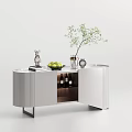 Modern Sideboard Decorative Cabinet Function Cabinet Sideboard 3d model