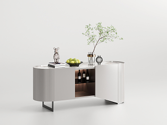 Modern Sideboard Decorative Cabinet Function Cabinet Sideboard 3d model