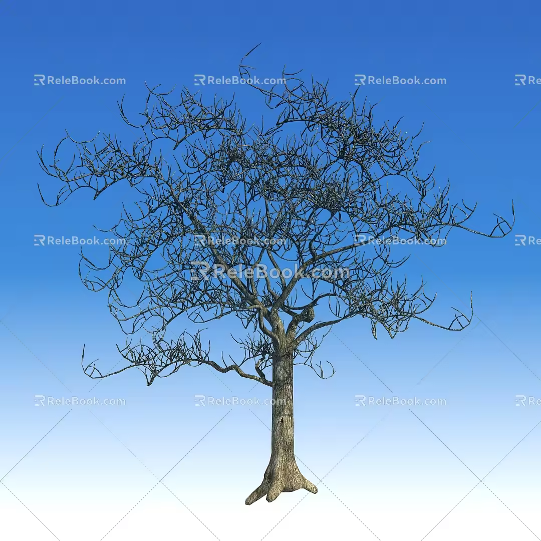 Modern Tree Dead Tree 3d model