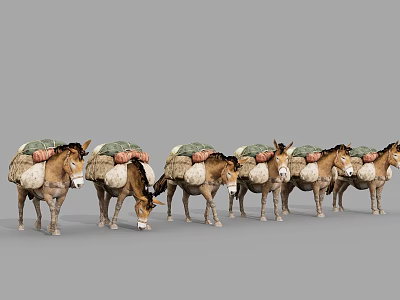 Modern Donkey Fleet 3d model