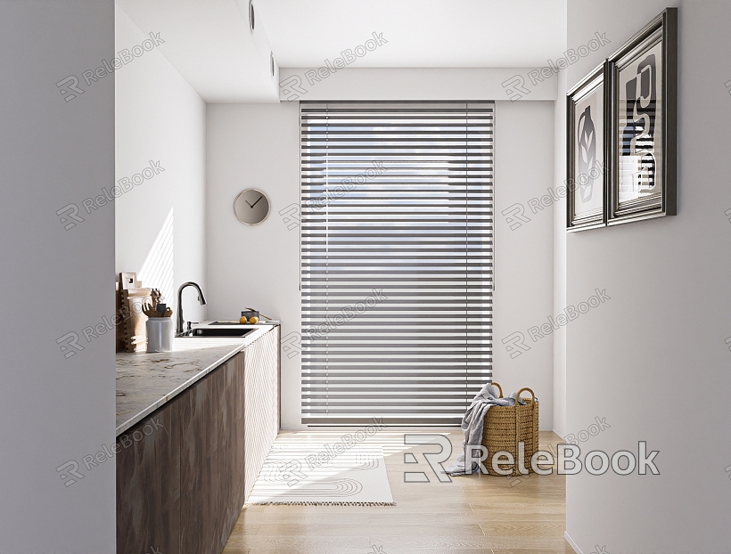 Modern venetian blinds model