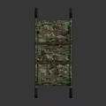 Commercial Stretcher Equipment with Camouflage Pattern Metal Frame and Canvas Surface