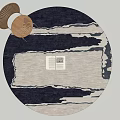 Round carpet 3d model